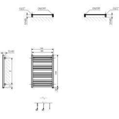 Полотенцесушитель Terma 1185x530 Marlin One Фото 2