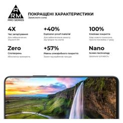 Стекло защитное Armorstandart Pro Honor X8a Black Фото 4