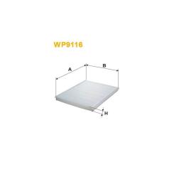 Фильтр салона Wixfiltron WP9116 Фото