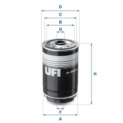 Фильтр топливный UFI 24.468.00 Фото