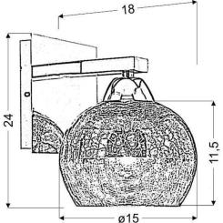 Бра Candellux 21-22240 CROMINA Фото 2
