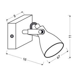 Бра Candellux 91-64394 ASH Фото 2