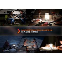 Фонарь Fenix кемпінговий CL26R Pro Мармуровий Білий Фото 2