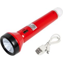 Фонарь Delux REL-107 USB 2.5W 225lm USB 5V 4LED Фото 1