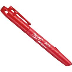 Маркер Milwaukee для стройплощадки INKZALL, тонкий, красный Фото