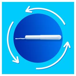 Тампоны Tampax Regular с аппликатором 18 шт. Фото 6