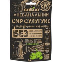 Сыр сушеный snEco Сулугуни с чесноком 30 г Фото
