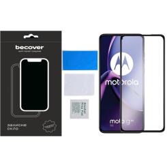 Стекло защитное BeCover Motorola Moto G84 Black Фото 3