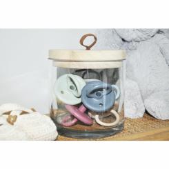 Пустышка MinikOiOi Binkee 0+ ортодонтическая силиконовая (Mellow Yell Фото 5