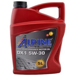 Моторное масло Alpine 5W-30 DX1 5л Фото
