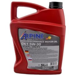 Моторное масло Alpine 5W-30 DX1 5л Фото 1