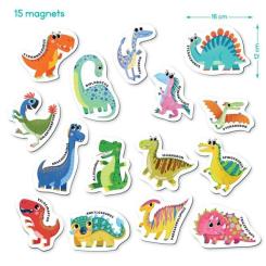 Пазл DoDo Набір магнітів Динозаврики Фото 3