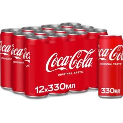 Напиток Coca-Cola Безалкогольный сильногазированный 330 мл Фото 1