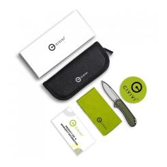 Нож Civivi Button Lock Elementum II Damascus Carbon Фото 4