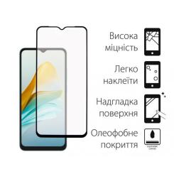 Стекло защитное Dengos ZTE Blade A53/A53 Pro (black) Фото 1
