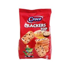 Печенье Croco Crackers Top с кунжутом 150 г Фото