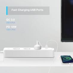 Сетевой фильтр питания TP-Link Tapo P300 Фото 2