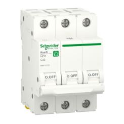Автоматический выключатель Schneider Electric RESI9 6kA 3P 32A C Фото