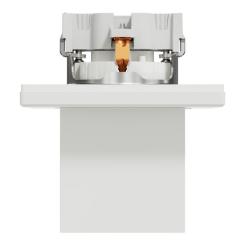 Розетка Schneider Electric ASFORA з кришкою, біла Фото 4