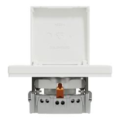 Розетка Schneider Electric ASFORA з кришкою, біла Фото 5