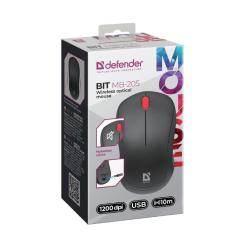 Мышка Defender Bit MB-205 Silent Wireless Black Фото 4