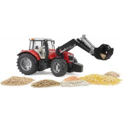 Спецтехника Bruder Massey Ferguson 7624 з переднім навантажувачем 1:1 Фото 10