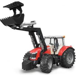 Спецтехника Bruder Massey Ferguson 7624 з переднім навантажувачем 1:1 Фото 3