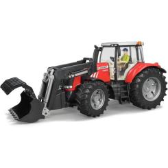 Спецтехника Bruder Massey Ferguson 7624 з переднім навантажувачем 1:1 Фото 7