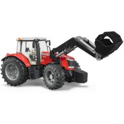 Спецтехника Bruder Massey Ferguson 7624 з переднім навантажувачем 1:1 Фото 8