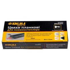 Гвозди Sigma планкові 20x1.25x1мм для пневмостеплера 5000шт Фото 3