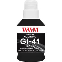 Чернила WWM Canon GI-41, 190г Black pigmented Фото
