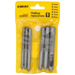 Пробойник Sigma 6шт 3-8мм Фото 2