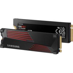 Накопитель SSD Samsung M.2 2280 4TB 990 PRO with Heatsink Фото 4