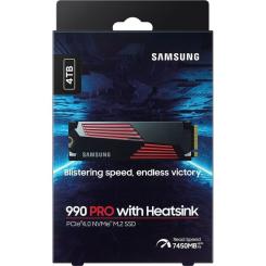 Накопитель SSD Samsung M.2 2280 4TB 990 PRO with Heatsink Фото 5
