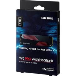 Накопитель SSD Samsung M.2 2280 4TB 990 PRO with Heatsink Фото 6