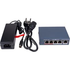 Коммутатор сетевой Greenvision GV-017-AI-4+1P Фото 3