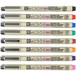 Лайнер Sakura Pigma Micron (0.05) 0,2мм Синий Фото 2