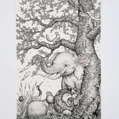 Лайнер Sakura Pigma Micron (0.4) 0,4 мм Зеленый Фото 4