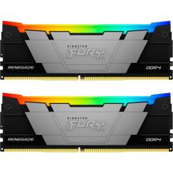 Модуль памяти для компьютера Kingston Fury (ex.HyperX) DDR4 32GB (2x16GB) 3200 MHz RenegadeRGB Фото