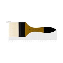 Кисточка для рисования Rosa Щетина флейц, AMBER 2306, №80 Фото