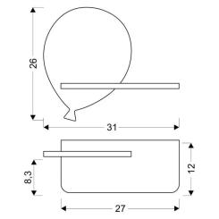 Светильник Candellux BALOON Фото 1