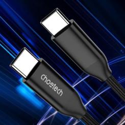 Дата кабель Choetech USB-C to USB-C 2.0m 240W Фото 4