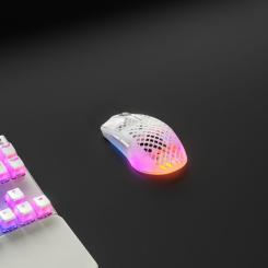 Мышка SteelSeries Aerox 3 Wireless Ghost Фото 5