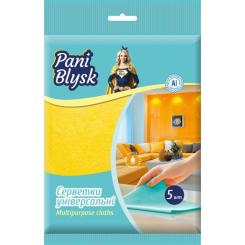 Салфетки для уборки Pani Blysk Універсальні 5 шт. Фото