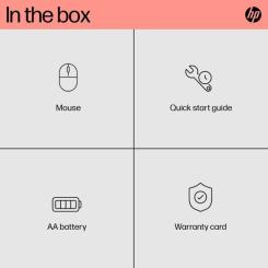 Мышка HP 240 Bluetooth White Фото 8