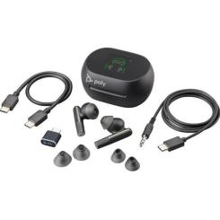 Наушники Poly Voyager Free 60+ Earbuds + BT700C + TSCHC Black Фото 4
