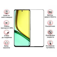 Стекло защитное BeCover Realme C67 Black Фото 2