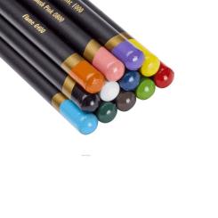Карандаши цветные Derwent Chromaflow 12 цв. в металлическом пенале Фото 4