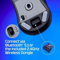 Мышка HyperX Pulsefire Haste 2 Mini Wireless Black Фото 9