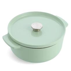 Кастрюля KitchenAid чавунна з кришкою 5,2 л Фісташкова Фото